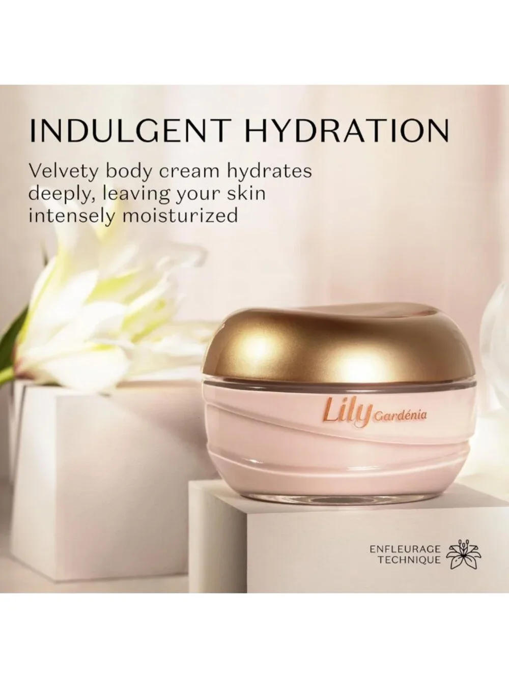 Satin Body Cream with Intense Hydration & Sophisticated Floral Scent, 8.8 oz